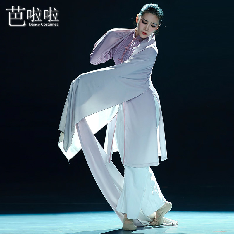 古典舞水袖飘逸长亭咏叹演出服