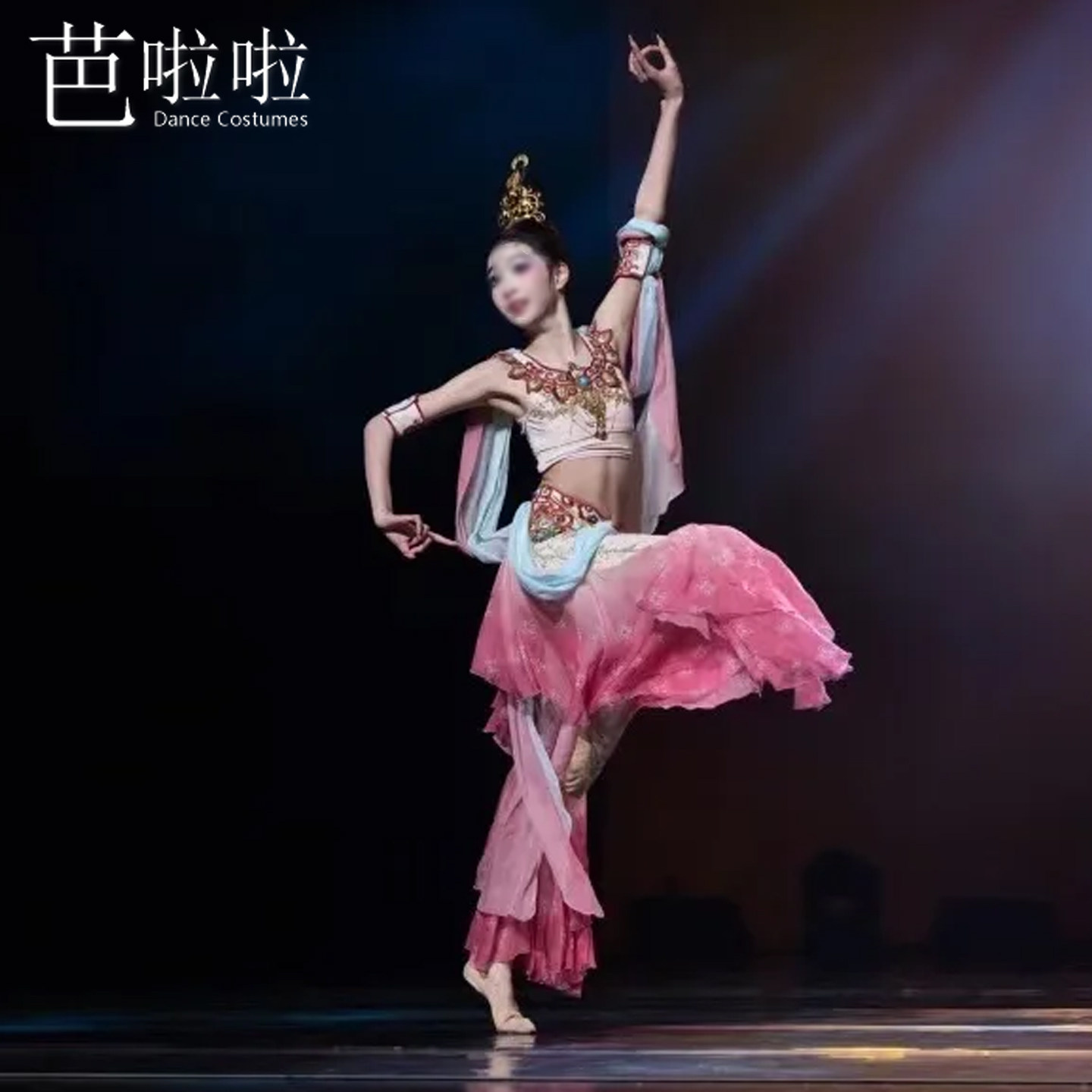 剧目沁莲演出服敦煌舞蹈服异域风
