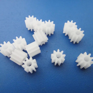 四驱车电机塑料齿轮 1.9孔M0.5主轴齿轮机器人模型配件 1009A 9齿