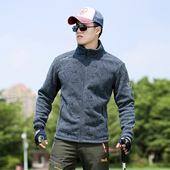 户外运动抓绒衣男上衣超柔摇粒绒内胆加厚保暖徒步夹克外套秋冬季