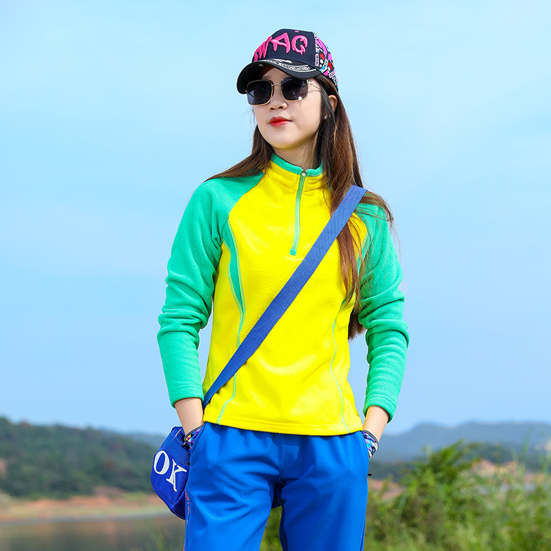 户外立领拼色显瘦防寒保暖