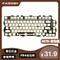 HI75 POSITIONING PLATE FR4 BLACK CORE IMMERSION GOLD POSITIONING PLATE EXTREME SINGLE KEY SLOTTED MECHANICAL KEYBOARD POSITIONING PLATE HI75