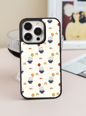 「彩虹小兔」苹果iPhone17promx手机壳16钢化玻璃OPPOFINDX9保护套小米15荣耀VIVOX300s红米14华为mate80全包