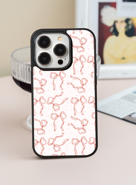 「粉结甜心」苹果iPhone17promx手机壳16华为mate80红米VIVOX300s简约OPPOFINDX9荣耀14小米15钢化玻璃保护套