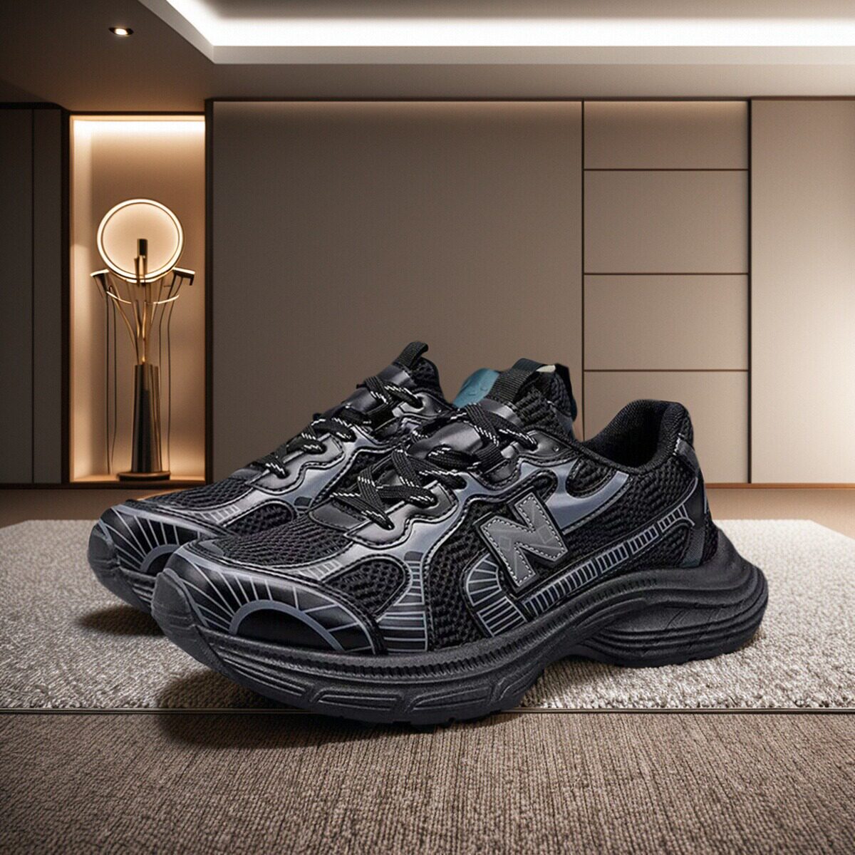 n字鞋官方正品老爹鞋男鞋2025春夏新款跑步鞋女鞋运动鞋休闲鞋潮