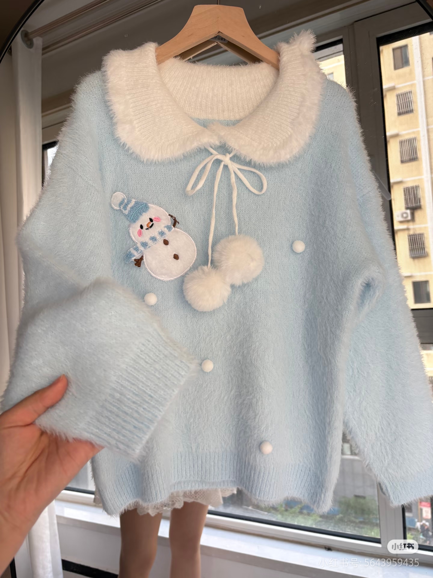 仿水貂绒慵懒风软糯毛衣女