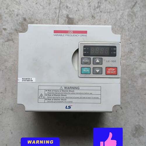 可维修变频器一台，型号SV040iG5-4/4.0KW/380议价