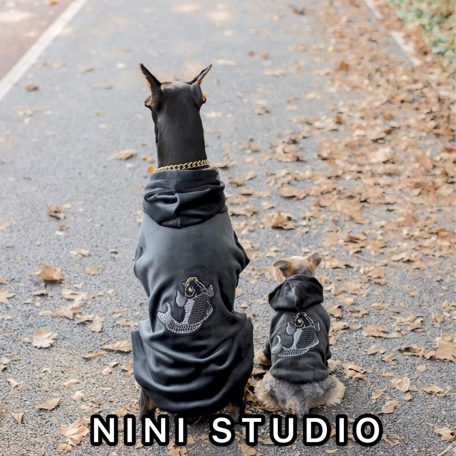 双面绒刺绣杜宾巨贵阿拉中大型犬