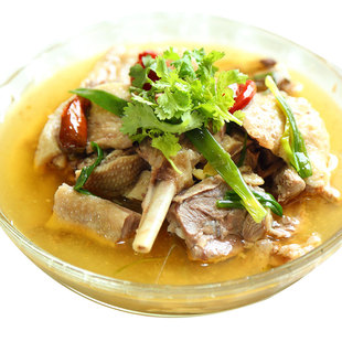 正宗固始鹅块鹅杂火锅农家散养老鹅真空包装1200g*2套餐冷链发货