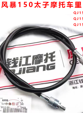 钱江摩托车配件里程表线QJ150-3A-3B-18F风暴太子GN150里程拉线