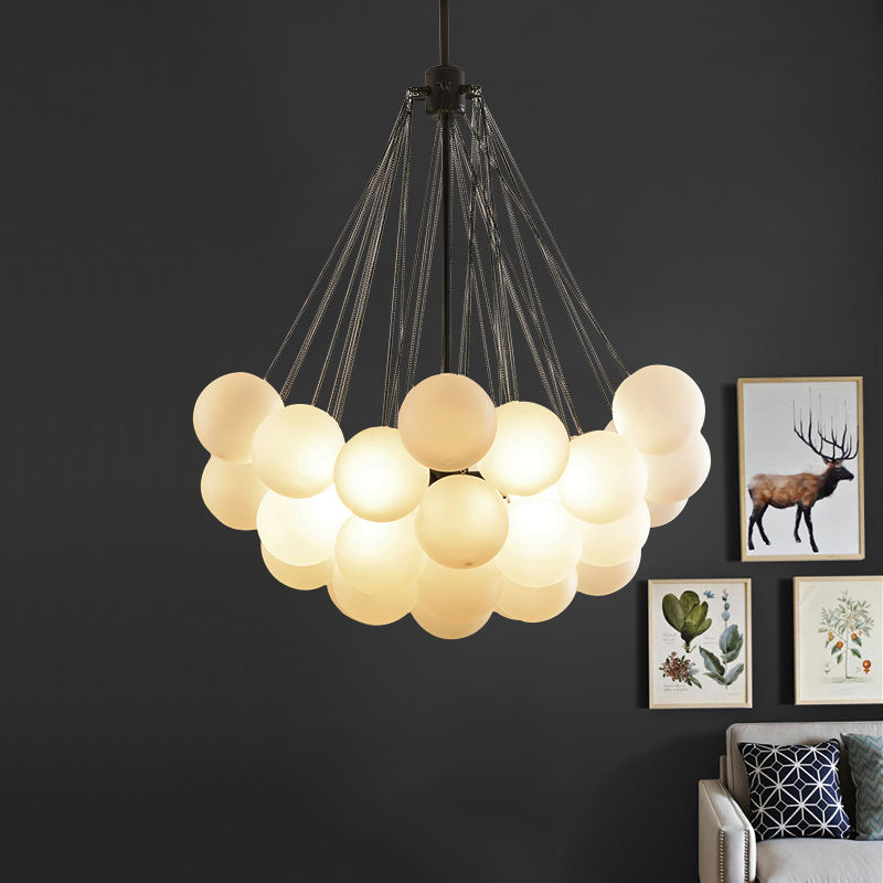 后现代风客厅别墅酒吧设计师吊灯