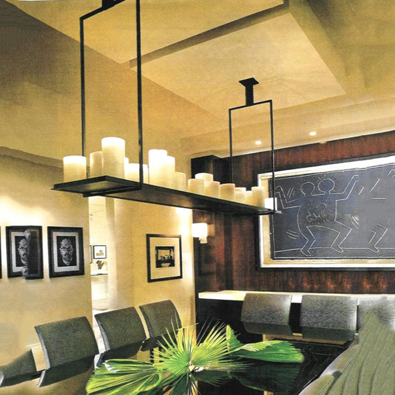 美式现代时尚烛台造型个性吊灯/客厅餐厅酒店工程样板房别墅吊灯