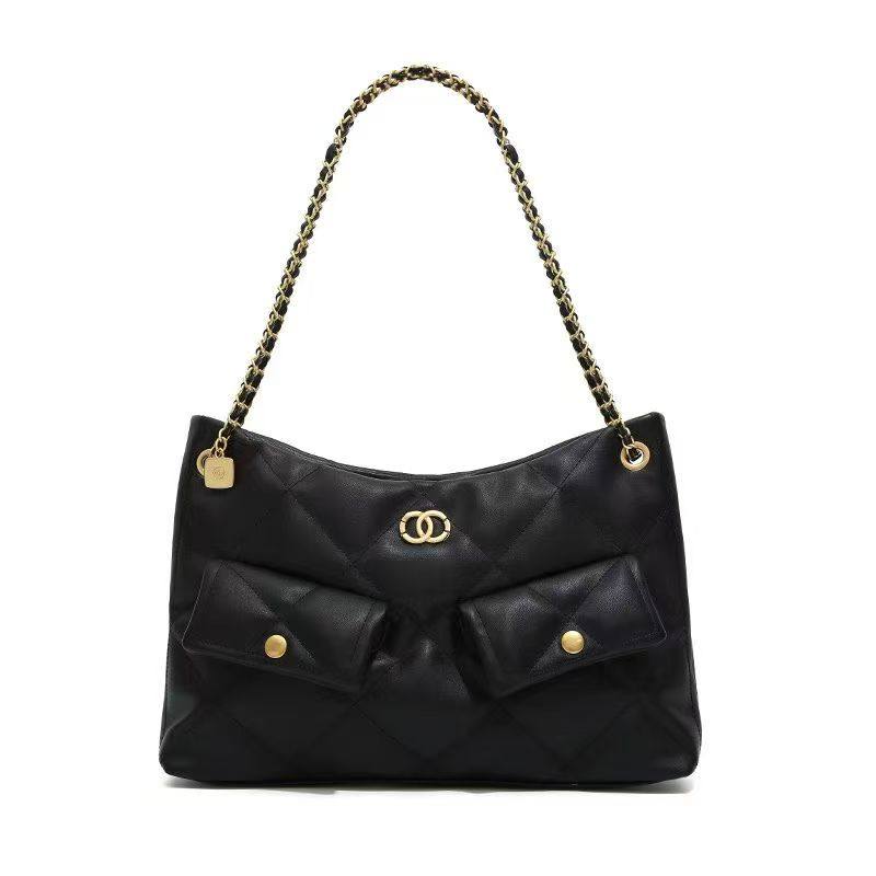 小香风大号hobo购物袋包包2025新款女士大包大容量托特包女秋冬潮,箱包皮具/热销女包/男包,托特包,淘宝优惠券,粉丝福利购,淘宝优惠卷