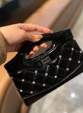 小香风nano手拿包31bag链条包女水钻手提包2026新款包包斜挎包小