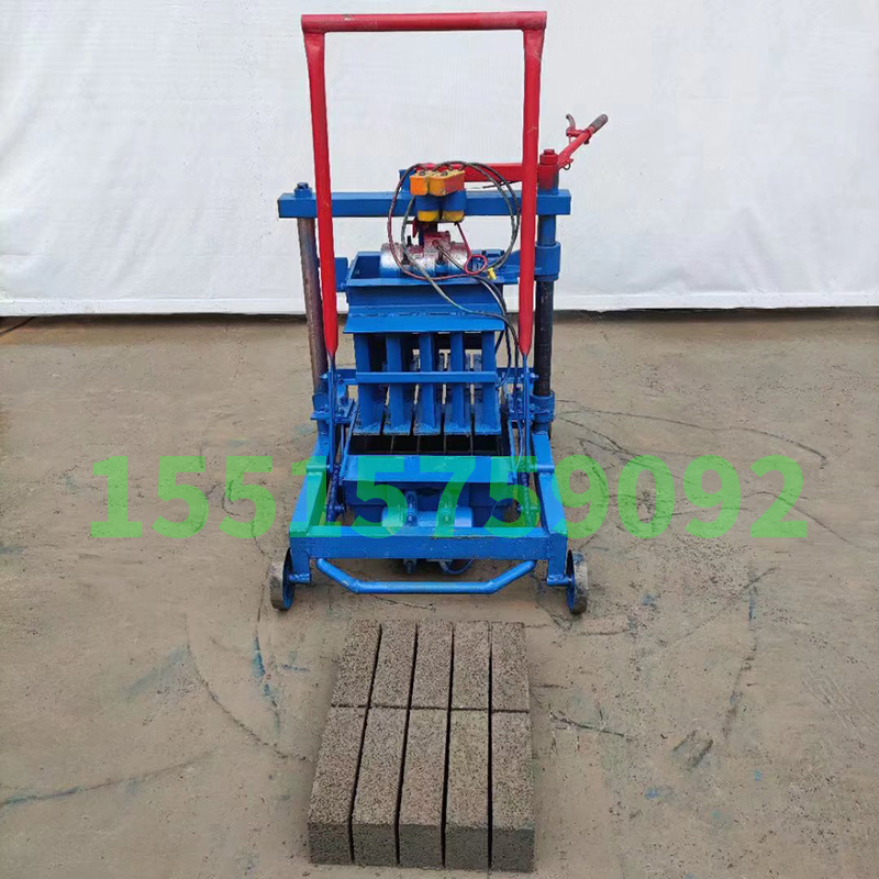 家用半自动小型移动水泥砌块砖机