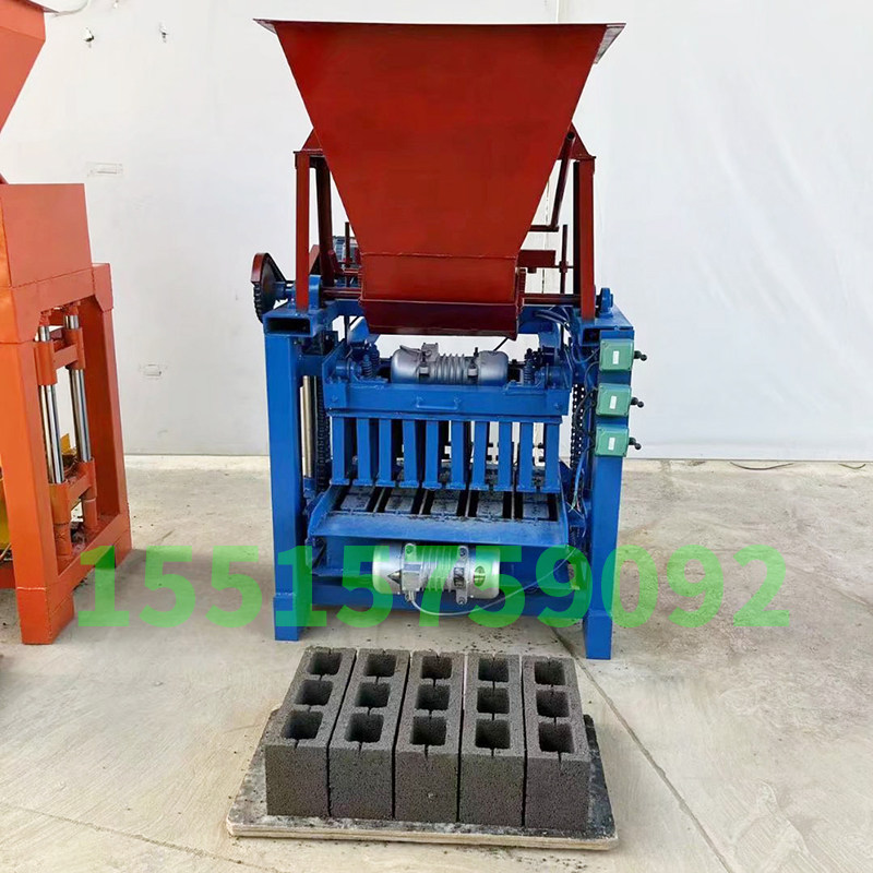 马路道牙吸水面包砖机 混凝土砌块多孔砖机 水泥免烧空心砖机