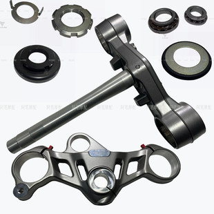 隆鑫LX500GS-2无极RR500S原装方向柱本体上连板锁紧螺栓 螺母油封