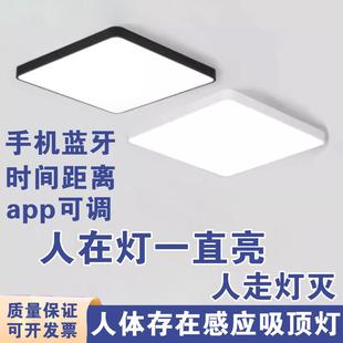 人体存在感应吸顶灯雷达感应灯楼梯过道楼道走廊门口人在灯一直亮