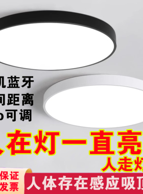 人体存在感应灯楼梯灯led吸顶灯过道楼道走廊灯红外人体智能雷达