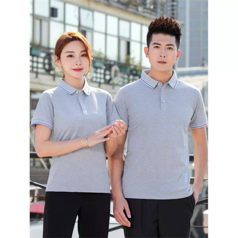工作服t恤短袖定做广告文化polo衫diy班服团体服印字图LOGO