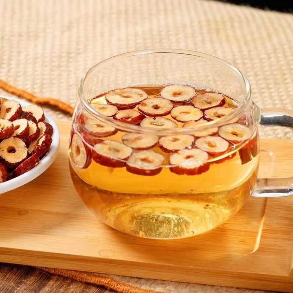 新疆枣圈罐装红枣去核红枣片无核若羌红枣瓶装嘎嘣脆红枣干片泡水