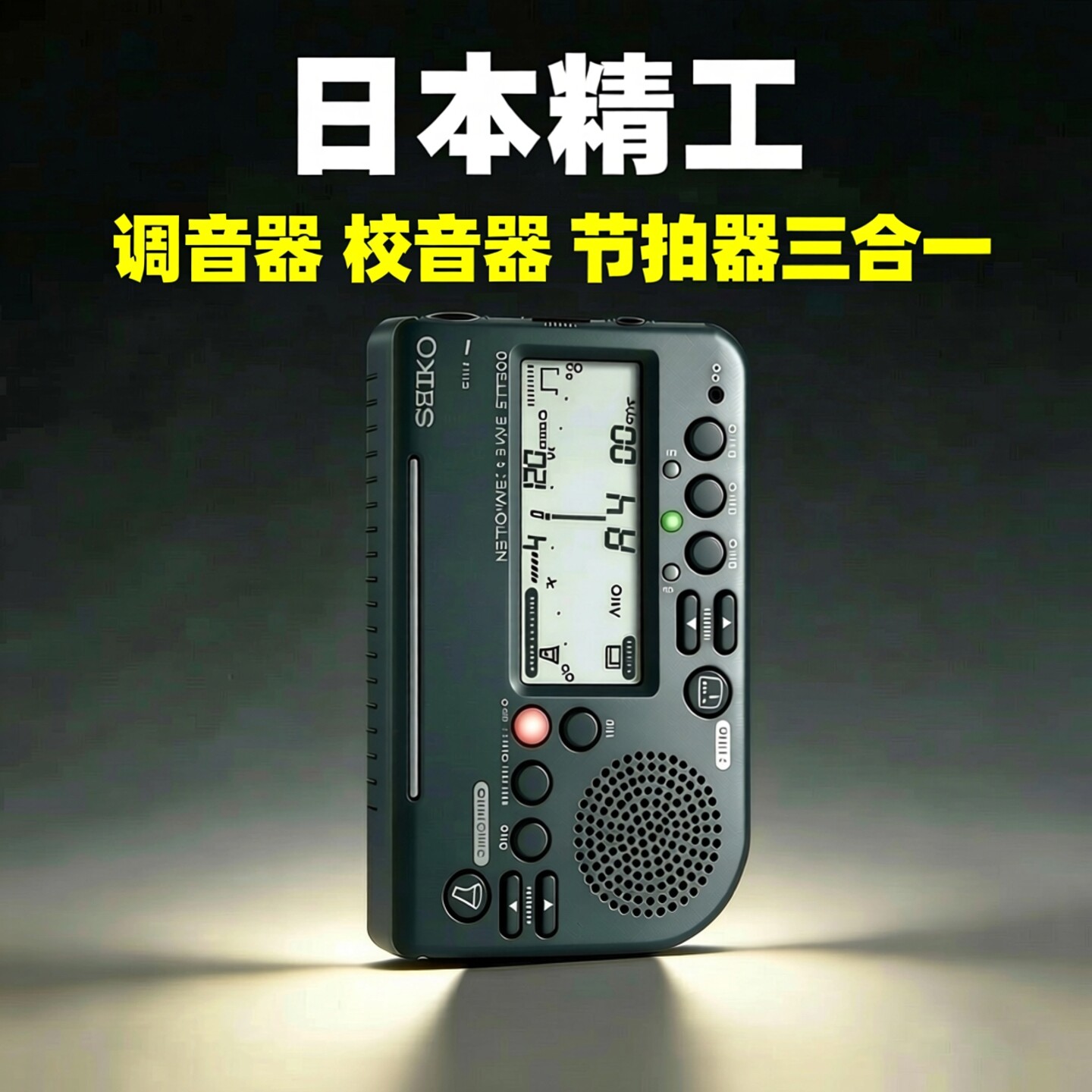 SEIKO日本精工小提琴调音器管乐民乐大提琴吉他电子校音器节拍器