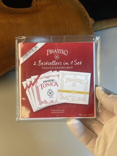 德国原装进口PIRASTRO新款托 托尼卡小提琴弦TONICA演奏级尼龙弦