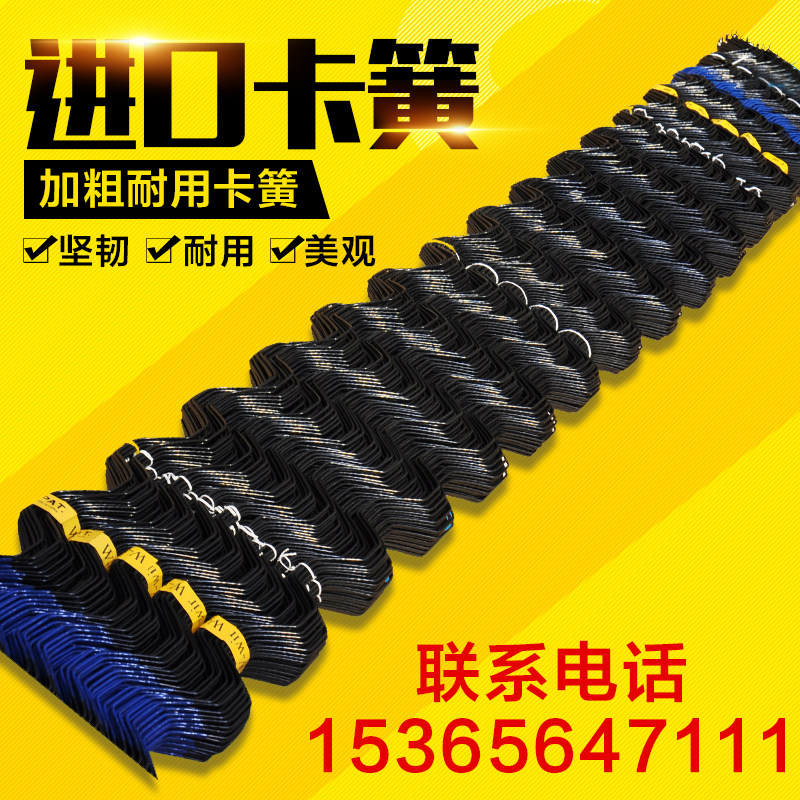 包邮大棚卡槽卡簧卡丝温室大棚配件通用压膜簧北京镀锌防风固膜簧怎么看?