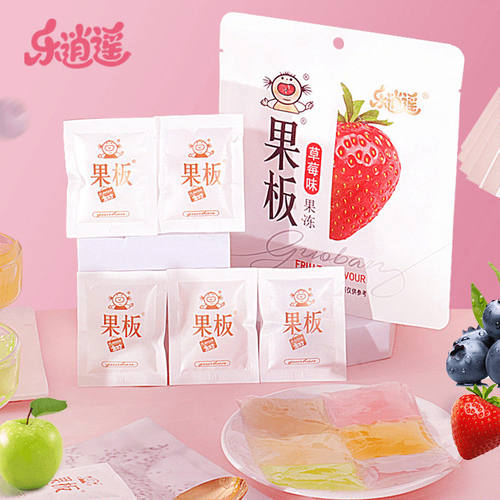 网红48g小零食果板果冻乐逍遥
