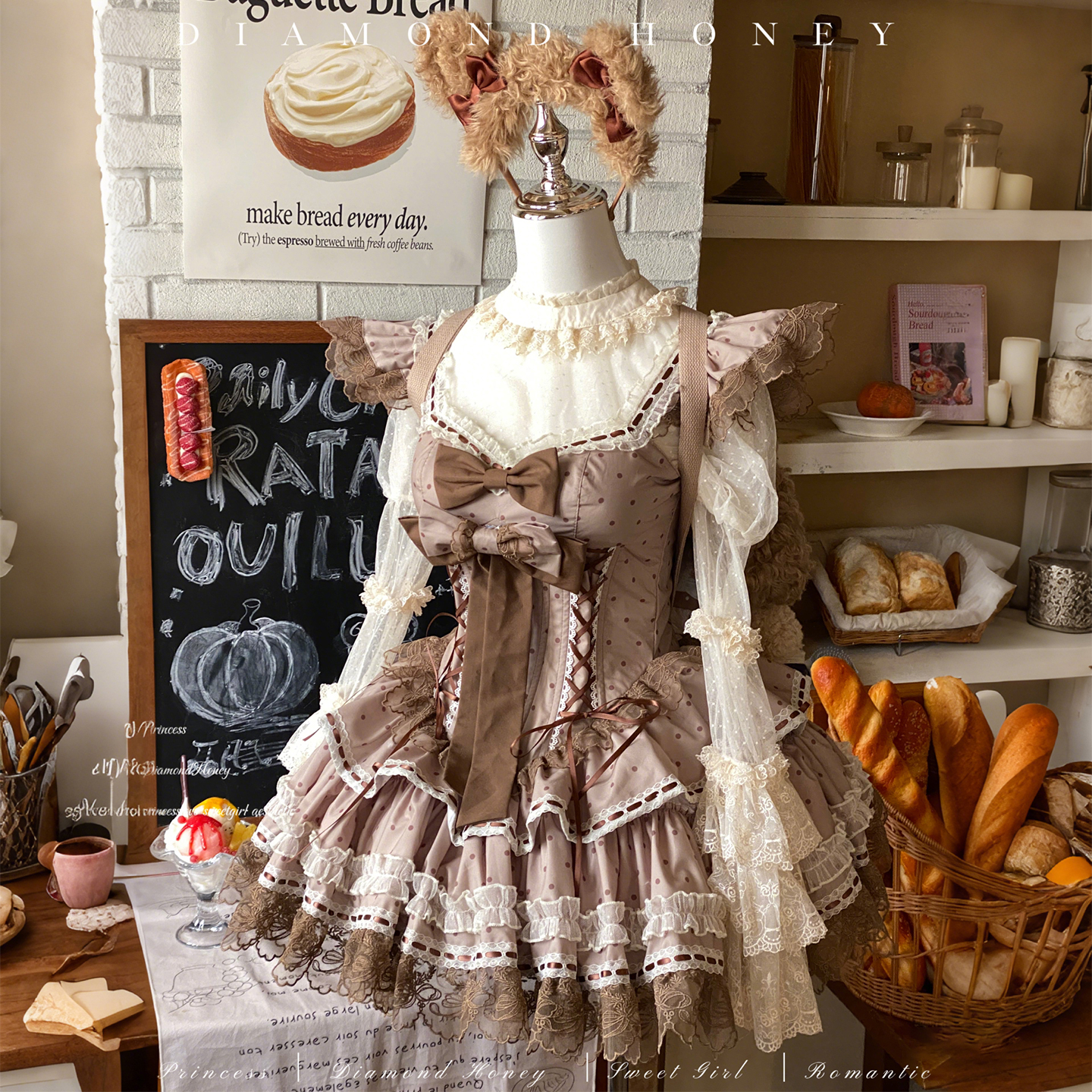 可可芭蕾可爱芭蕾风狗短