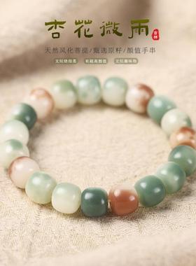 原生态自然风化菩提根超高颜值手串女绕指柔文玩佛珠男学生盘玩链