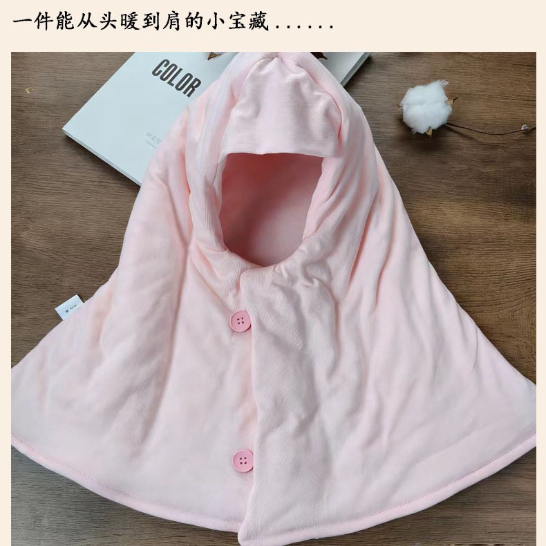 原朴植物.男女纯棉晚上睡觉头部帽子