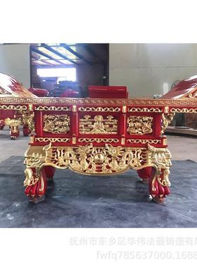 贴金实木供桌、寺庙佛堂供桌贴金、贴金供桌、供应寺院供桌供