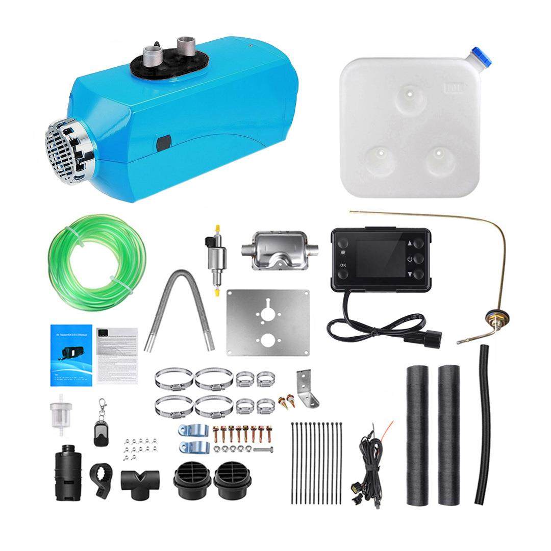 铝合金外壳分体式驻车加热器柴油车载卡车货车电动车独立暖风机