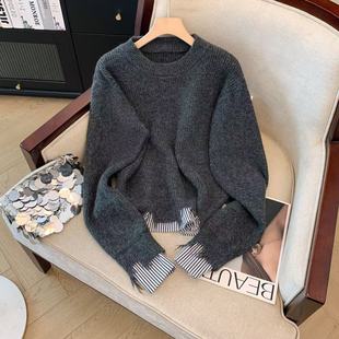 广州十三行高货爆款~针织立领羽绒服女短款新款小个子冬季外套潮