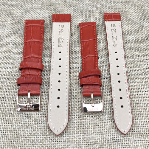现货Folli Follie芙丽表带真皮表带18MM16MM适用于WF14A020SD