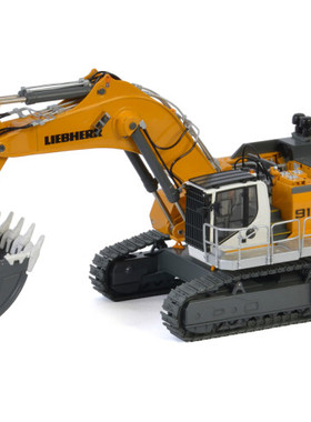 WSI 1:50 LIEBHERR R9150B挖掘机合金工程车模型标准黄色64-2003