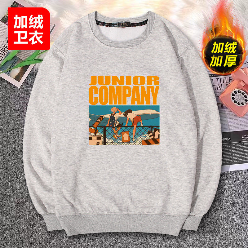 加绒加厚直销套头卫衣