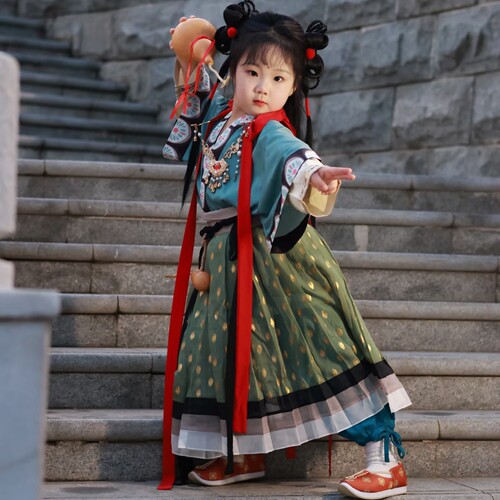 新款中国风神仙服儿童哪吒太子金银角童子大王cos服魏晋复原汉服