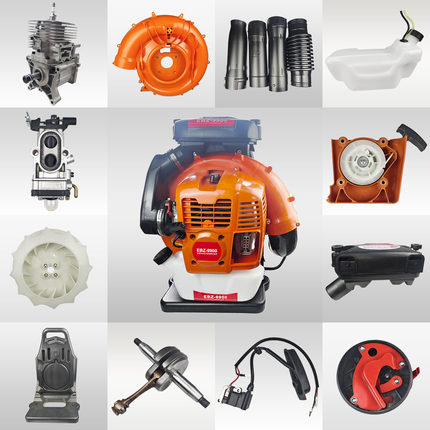 EBZ9900吹风机配件大全二冲通用8500吹雪机启动器油箱化油器空滤