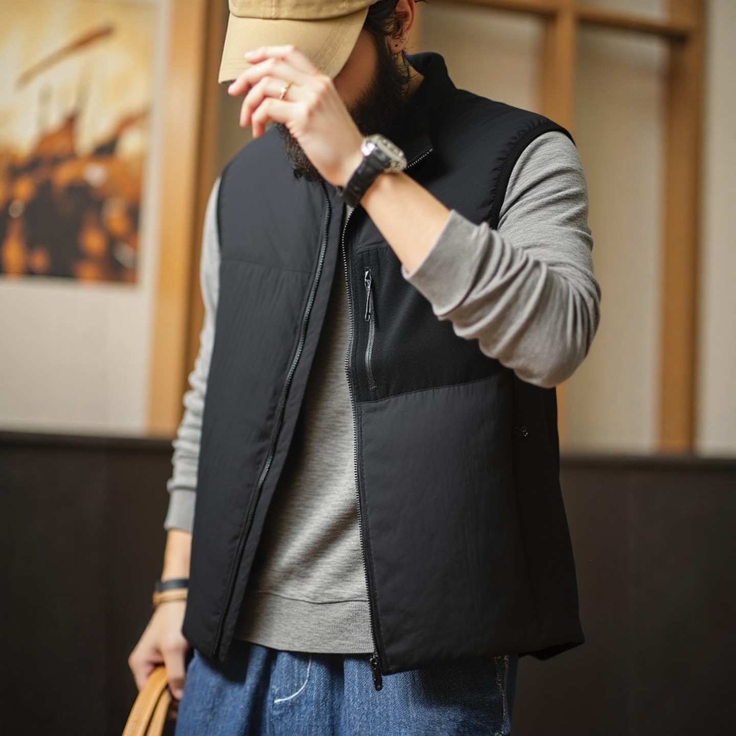 军鸟阿童木户外轻薄保暖工装棉马甲男户外防水背心外贸男装外套,男装,常规马甲,淘宝优惠券,粉丝福利购,淘宝优惠卷