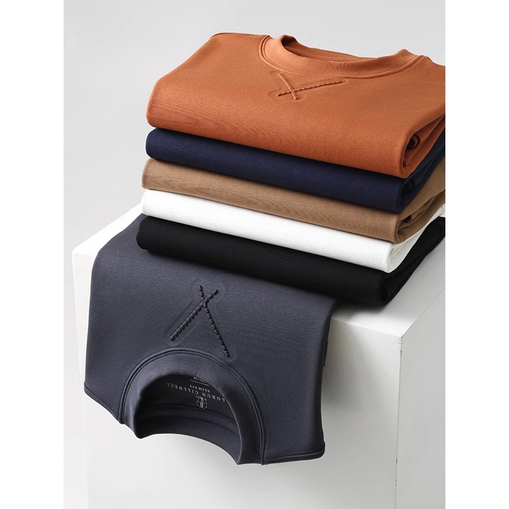 重磅加绒100支兰精莫代尔打底衫