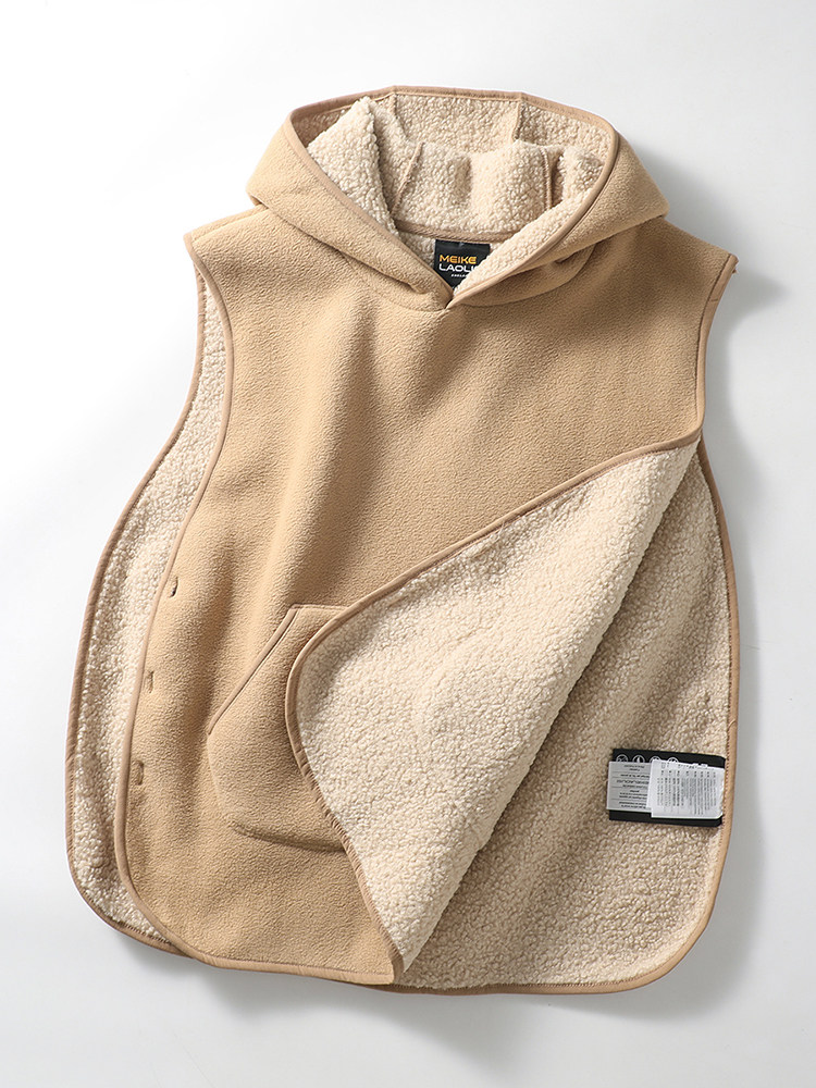 日系复古摇粒绒马甲男款冬季加绒加厚羊羔绒马夹外贸男装保暖背心,男装,常规马甲,淘宝优惠券,粉丝福利购,淘宝优惠卷