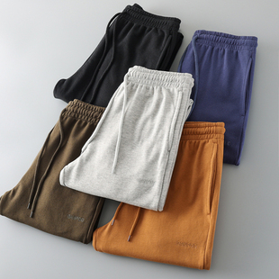 休闲裤 针织毛圈运动裤 子外贸出口男装 跑步潮流直筒束脚裤 男春秋款