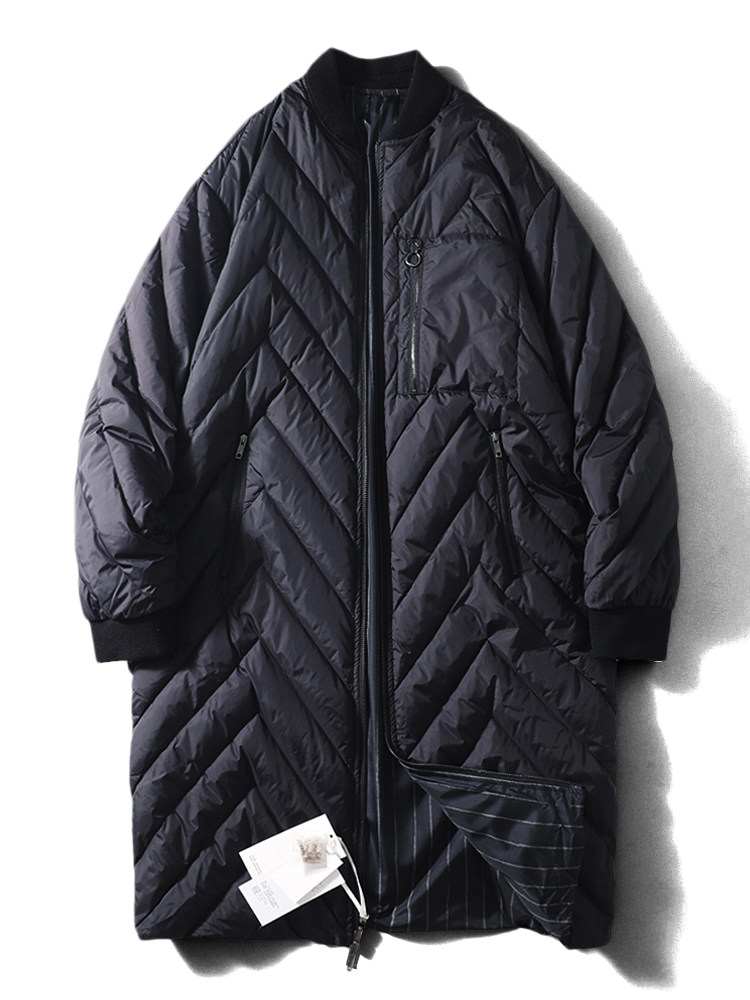 正反两面穿羽绒服男士冬季长款过膝运动棉服风衣外贸男装棉衣外套,男装,羽绒服,淘宝优惠券,粉丝福利购,淘宝优惠卷