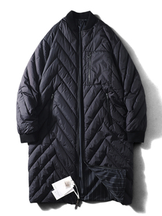 正反两面穿羽绒服男士冬季长款过膝运动棉服风衣外贸男装棉衣外套