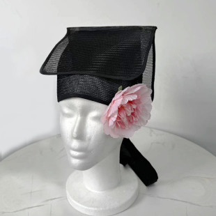 明制帽子男飘飘巾汉服帽子庄子巾狐狸书生角色扮演头饰秀才书生帽