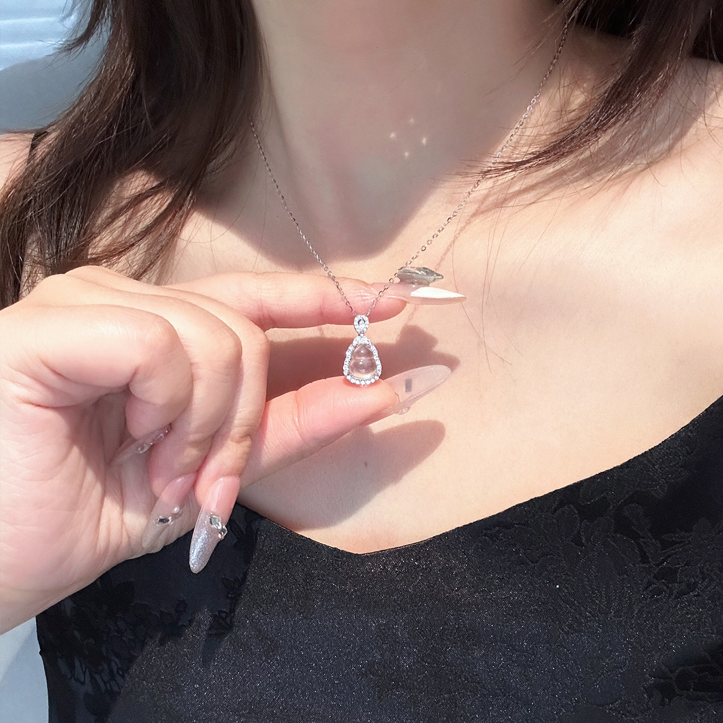 天然冰透水沫玉葫芦项链女新中式国风轻奢高级感高级感送女友礼物