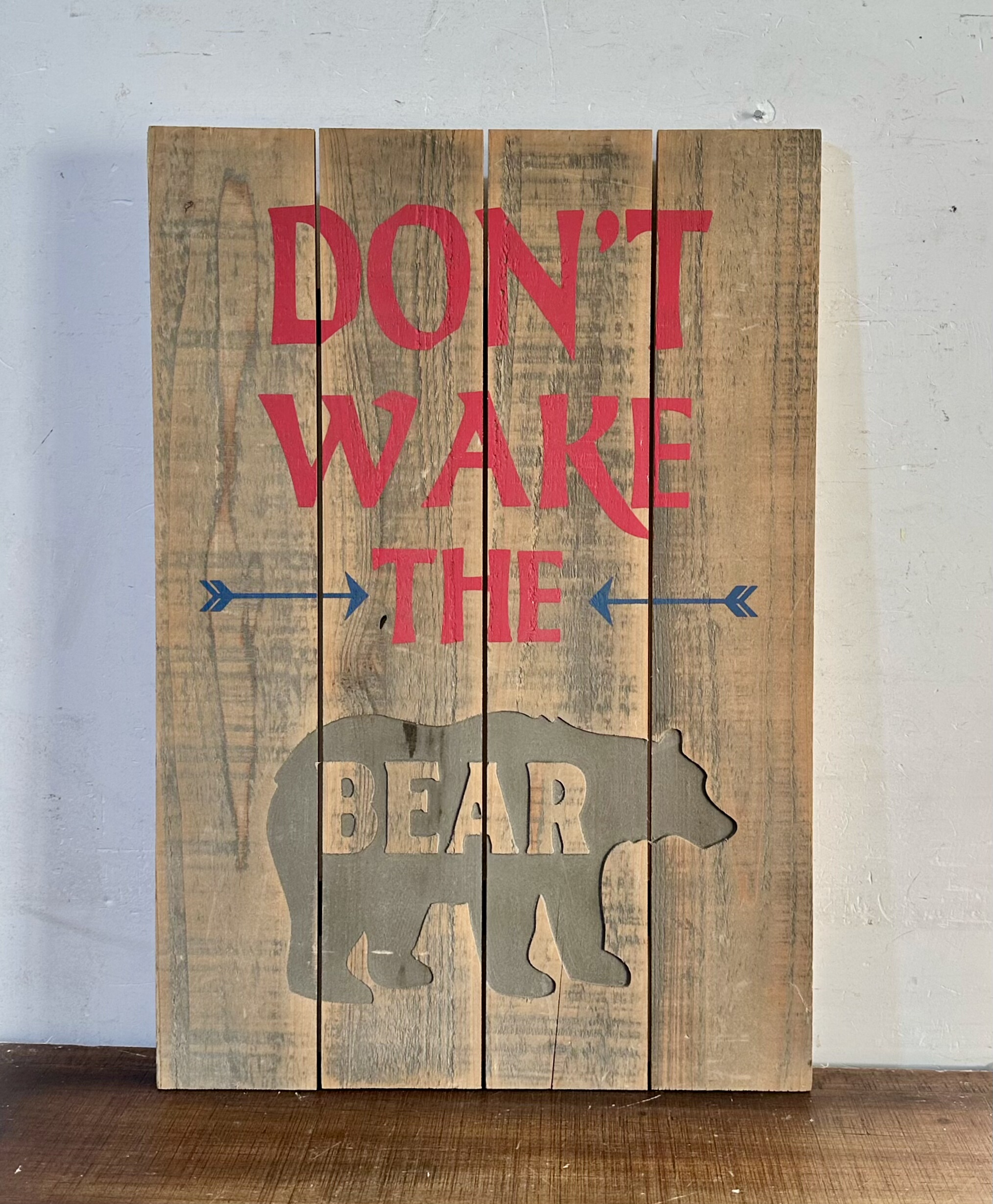 外贸孤品美式复古乡村风做旧木板装饰画创意木板挂画英文壁挂