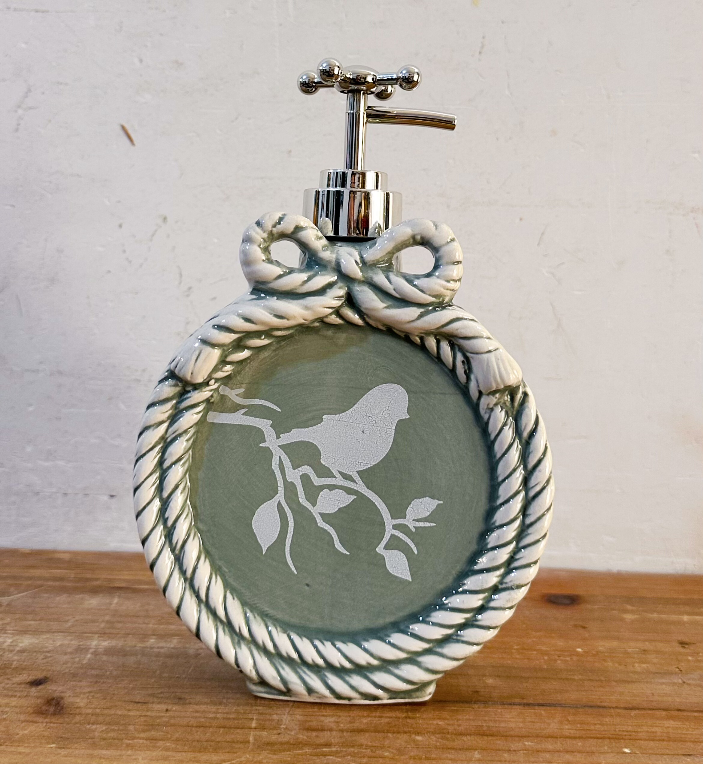 外贸孤品复古做旧陶瓷乳液器洗手液分装瓶浴室装饰摆件